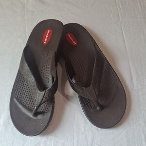 Okabashi Men Dark Brown Sandals Size 11